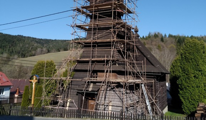 Obnova veže kostola 2020
